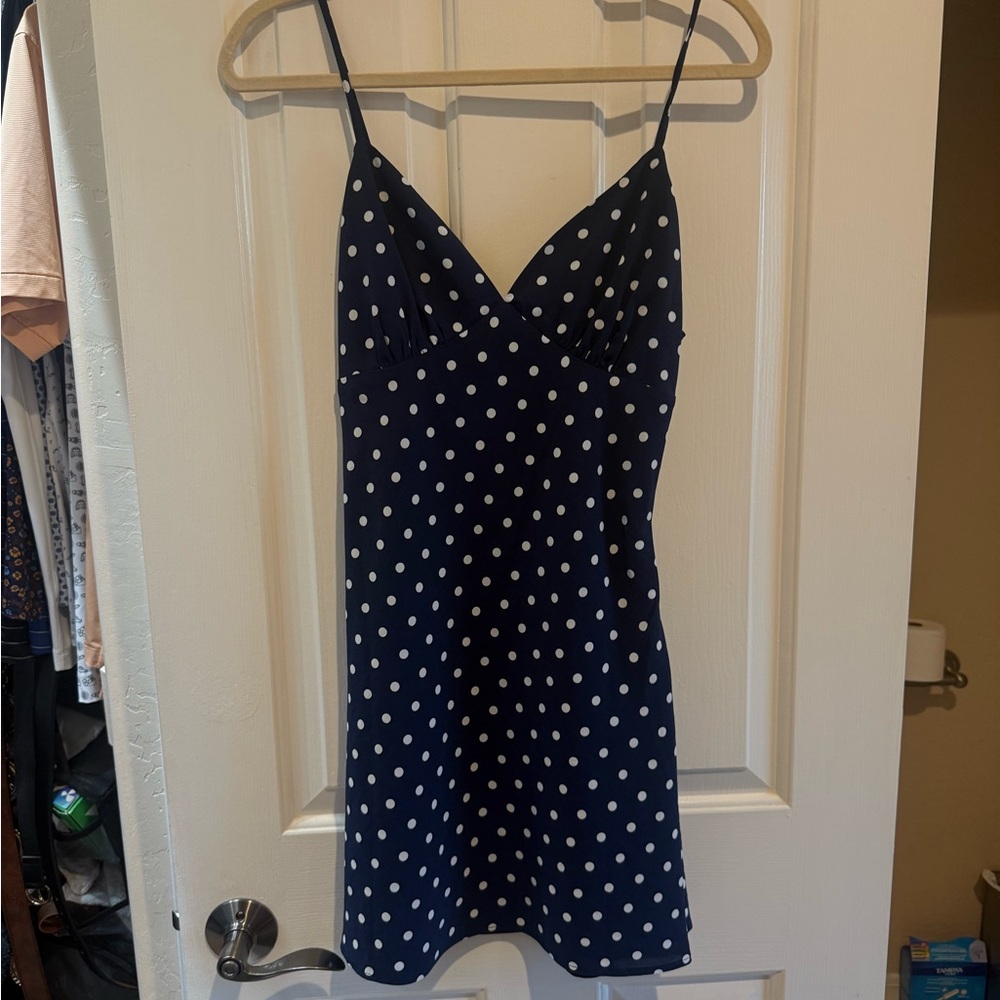 Princess Polly Chara Mini Dress Navy - Picture 2 of 3